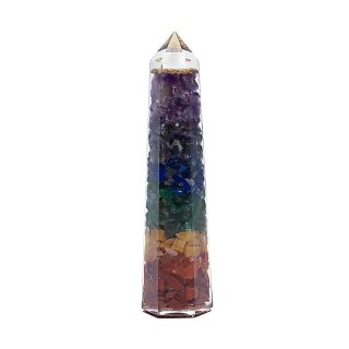 Obelisk Orgonit 7 Chakra