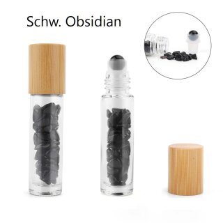 Edelstein Roll-On Schwarzer Obsidian