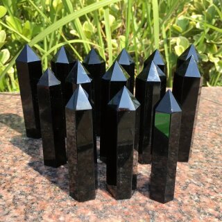 Obelisk Schwarzer Obsidian