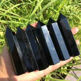 Obelisk Schwarzer Obsidian