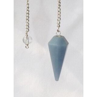 Angelite Pendulum faceted