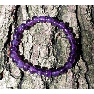 Amethyst Kugel Armband